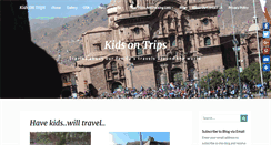 Desktop Screenshot of kidsontrips.com